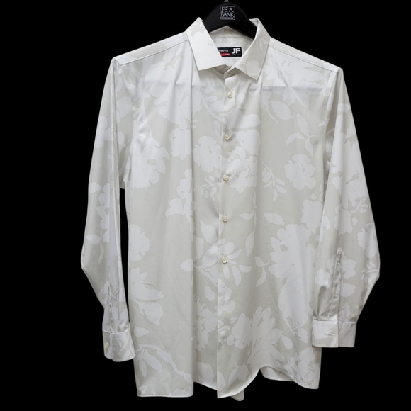 jf j.ferrar Other - FERRAR Stretch Slim Dress Shirt Men Size XL 17-17 1/2 Neck 32-33 Sleeves Pre-own